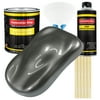 Restoration Shop - Dark Charcoal Metallic Acrylic Enamel Auto Paint, Complete Gallon Paint Kit, Single Stage High Gloss