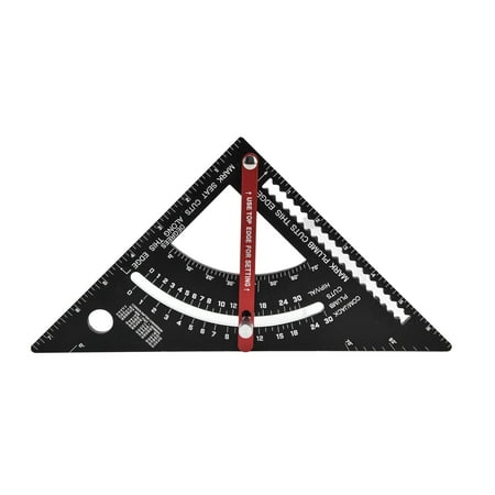 

Adjustable Triangle Ruler Movable Aluminum Alloy Multifunctional Woodworking Layout Tool