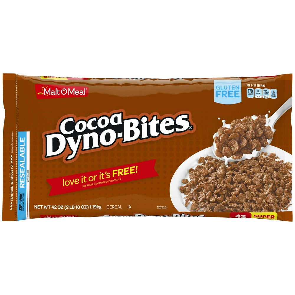 MaltOMeal® Cocoa DynoBites® Cereal 42 oz. ZIP PAK®