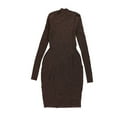 thumbnail image 2 of bar III Womens Metallic Sweater Dress, Metallic, XX-Large, 2 of 2