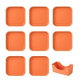 thumbnail image 1 of Primegos 8 Pcs Lightweight Plastic Plates Unbreakable Reusable Dinner Plates Dishwasher Safe Colorful Plates for Kitchen Everyday Camping Plates, 1 of 8