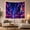Wet City Lights, variant on Neon City Skyline Along a River, Dramatic Digital Art for Cityscape Lovers, Urban Wall Art, Housewarming Gift, Tapestry Wall Hanging for Bedroom, Living Room and Dorm