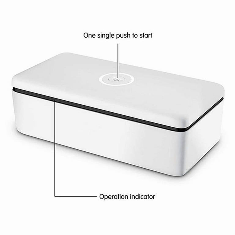 EcoVs 59S UV LED Sanitizer Box, Disinfection for Razors, Glasses