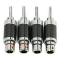 thumbnail image 6 of 4pcs Banana Plug Open Screw Type Banana Connector with 2 Fixing Methods for 7.5mm / 0.3in Speaker Wire, 6 of 8