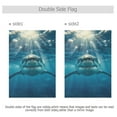 thumbnail image 3 of Shark Swimming Underwater Garden Flag 28"x40" Double-Sided Yard Flags for Outside Outdoor All Seasonal Decoration, 3 of 6
