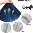 thumbnail image 6 of TSOVTHRID Eagle Moon Mountain Print Office Chair Covers Stretch Gaming Chair Cover Scratch Proof Furniture Protector Breathable Reclining Gamer Armchair Slipcovers for Dormitories, 6 of 7