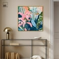 thumbnail image 2 of Art Remedy Bright Tropical Art Canvas, 30" x 30", Gold Frame, Leafy Lush II, 2 of 7