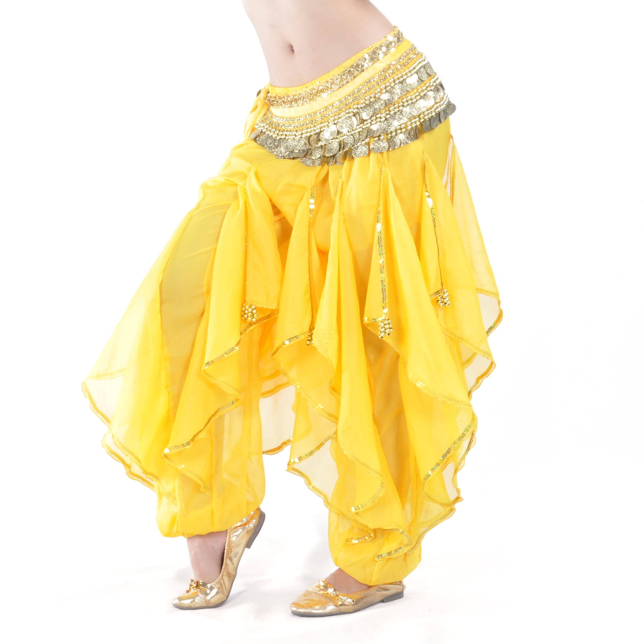 BellyLady Belly Dance Harem Pants Tribal Baggy Arabic Halloween Pants