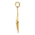 thumbnail image 2 of Pendentif Boussole Solide en Or Jaune 14k, 2 of 4