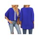 thumbnail image 4 of Txlixc Dolman manga cuello en V mujer #39;st - camisa gasa suelta Split verano Street Top Txlixc  moda, 4 of 6