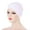 White, variant on Grofry Women Solid Color Elastic Bandanna Turban Cap Head Scarf Cover Hat Headdress White