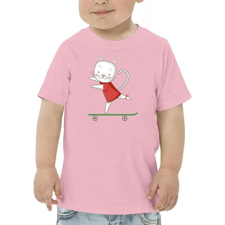 

Little Kitten On Skateboard T-Shirt Toddler -Image by Shutterstock 3 Toddler