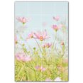 thumbnail image 1 of Picture-Tiles.com: Flowers Ceramic Tile Wall Mural WAL500625-46S. 17"W x 25.5"H using (24) 4.25" x 4.25" Ceramic Tiles-Satin Finish, 1 of 3