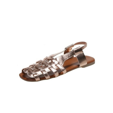 

Kesitin Womens Comfort Roman Style Vintage Flat Sandal Ladies Walking Retro Casual Gladiator Sandals