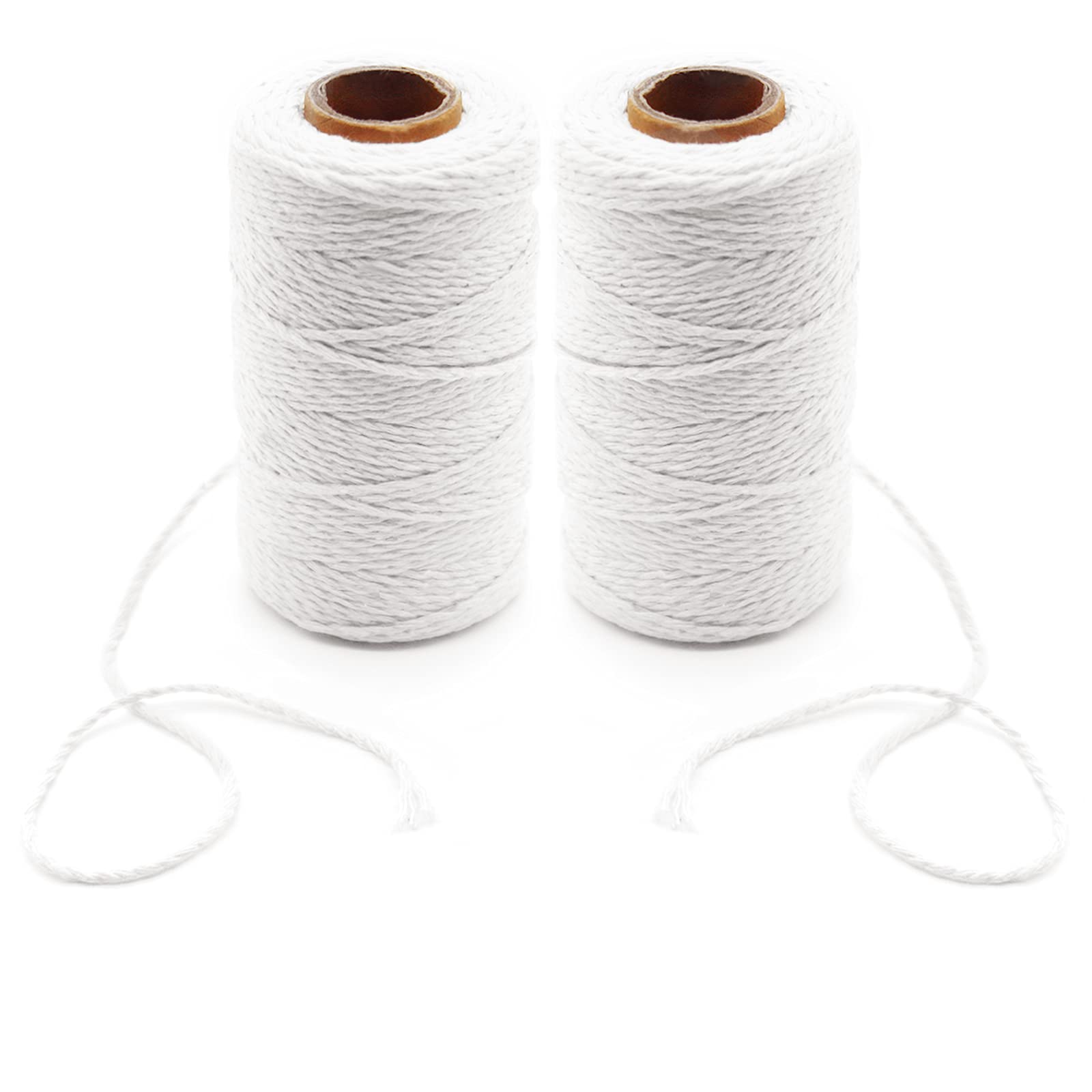 656 Feet Cooking Twine Kitchen Cotton String 2mm Bakers Twine Natural