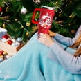 thumbnail image 2 of 40 oz Merry Christmas Tumbler with Handle and Straw - 40oz Stainless Steel Christmas Coffee Mug - Last Minute Idea, 2 of 6