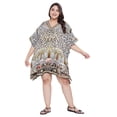 thumbnail image 2 of Oussum Robe Tunique pour Femmes, Manches Courtes 3/4, Caftan pour Dames, Robes Décontractées, 2 of 7