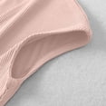 thumbnail image 5 of Arlun Womens Short Sleeve Tops Button up V-Neck Henley Solid Color Stretch Tight T Shirts Slim Fit Casual Summer Tops Basic Tee Shirts Light Pink M, 5 of 8