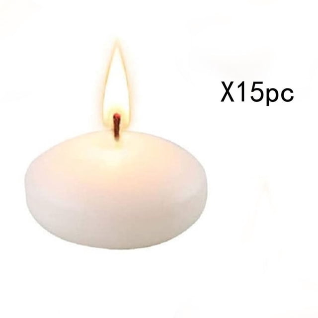 Herramientas y mejoras para el hogar Vela flotante Cena romántica a la luz de las velas para San Valentín Vela flotante de agua Cera suspendida