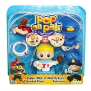 Pop On Pals Figures, Baseball Player and Policeman