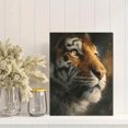 thumbnail image 2 of Realistic Tiger Portrait Canvas Print, Wild Animal Oil Painting Modern Home Bedroom Living Room Home Wall Decor Art, 2 of 8