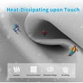 thumbnail image 3 of Cooling Mattress Pad for Hot Sleeper, Ultra Cold Tech Fiber Mattress Cover King Size, Breathable Noiseless Cooling Mattress Protector, 16'' Deep Pocket (Gray) - Ideal for Summer Refreshing Sleep, 3 of 9