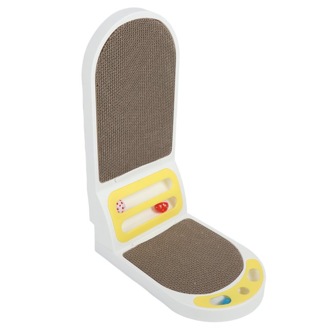 Grattoir pour Chat en Forme de L, Meuble de Protection Vertical pour Chaton d'Intérieur