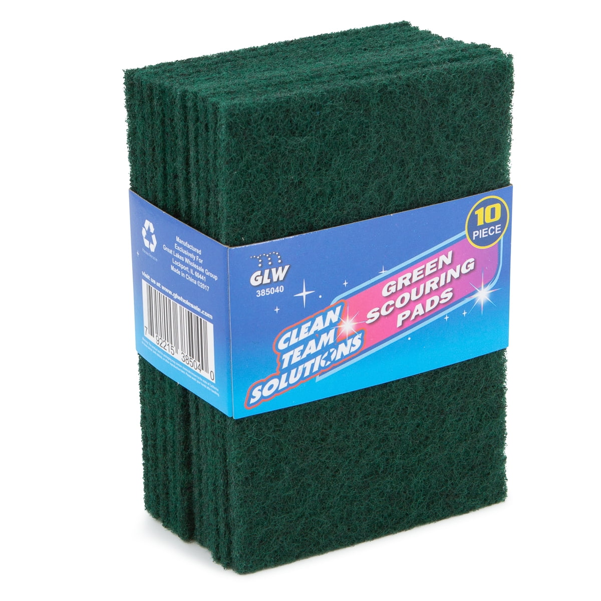 Green Scouring Pads Heavy Duty Cleaning Scrubbing Pads Scourers 