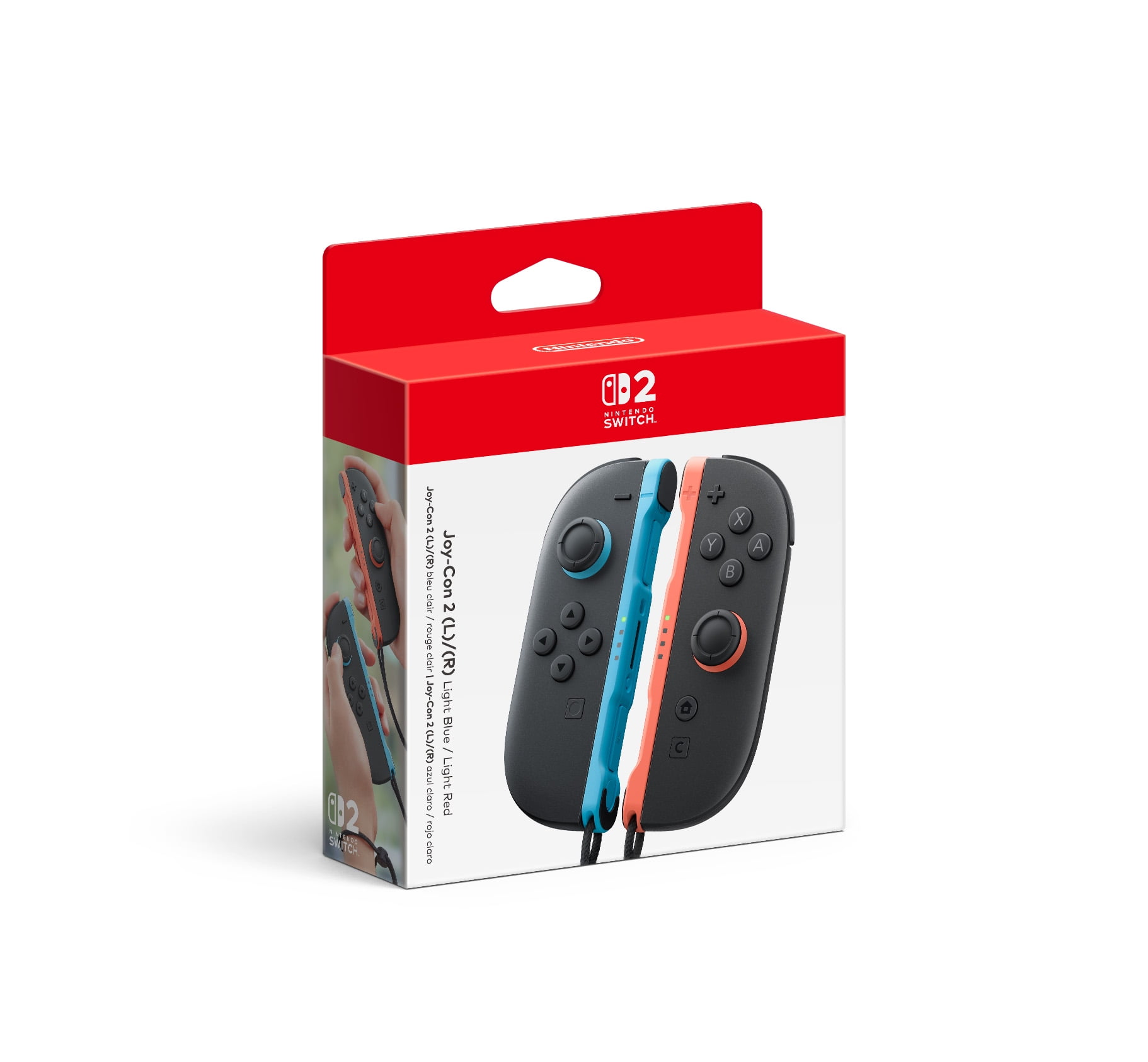 Free Shipping! Nintendo Switch Joy-Con (L/R) Neon Red/Blue