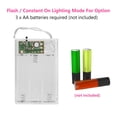 thumbnail image 5 of 40 LEDs Rose Flower String Lights 10ft/3m Battery Operated Decorative Lights for Anniversary Valentines Wedding Bedroom, 5 of 7
