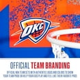 thumbnail image 6 of Franklin Sports NBA Oklahoma City Thunder Over the Door Basketball Hoop - Kids Indoor Basketball Hoop with Mini Basketball - NBA Fan Shop Mini Hoop for Bedroom + Office - Over the Door Mini Hoop Set, 6 of 13