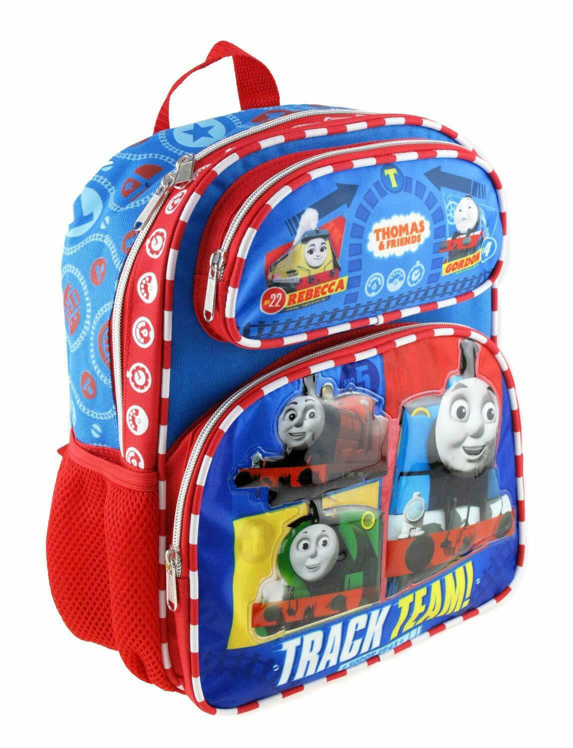 "ALL ABOARD" Thomas the Train Engine 12"  Small Toddler School Backpack 