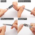 thumbnail image 4 of Horquillas Super Grip - Negro (aprox. 400 unidades) - Horquillas para mujer de 1,9 pulgadas - Fácil de asegurar todo tipo de cabello - Práctica lata reutilizable, 4 of 5