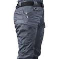 thumbnail image 4 of Men 6 Pocket Cargo Work Pants Durable Regular Fit Breathable Outdoor Utility Trousers S-XXL, 4 of 9