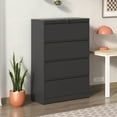 thumbnail image 2 of Modern Filing Cabinet with 4 Drawers | Protects Files in Office | Coated Steel Surface | Facilitates Easy Access to Documents, 2 of 7