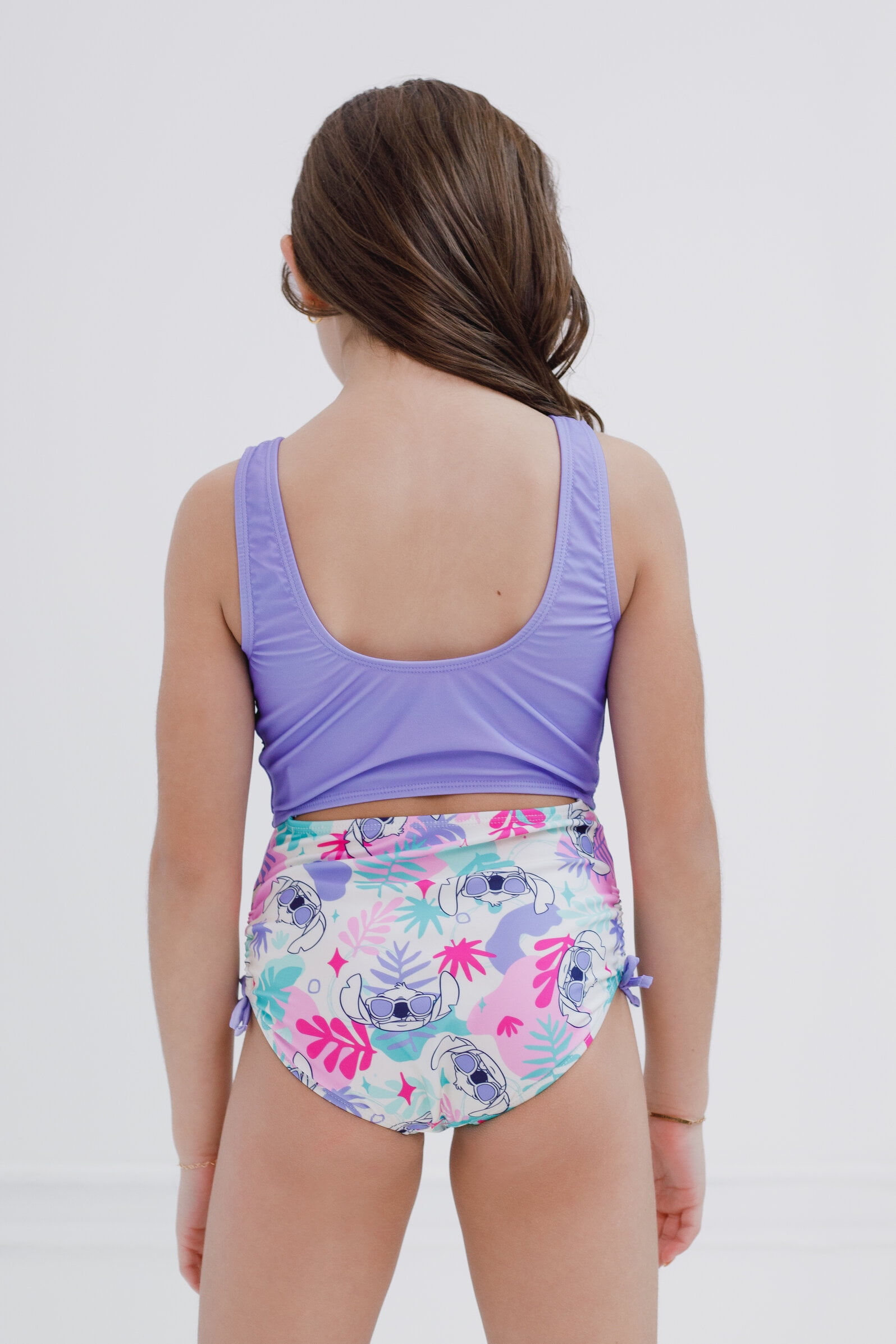 Disney Lilo & Stitch UPF 50+ One Piece Bathing Suit Little Kid to Big Kid