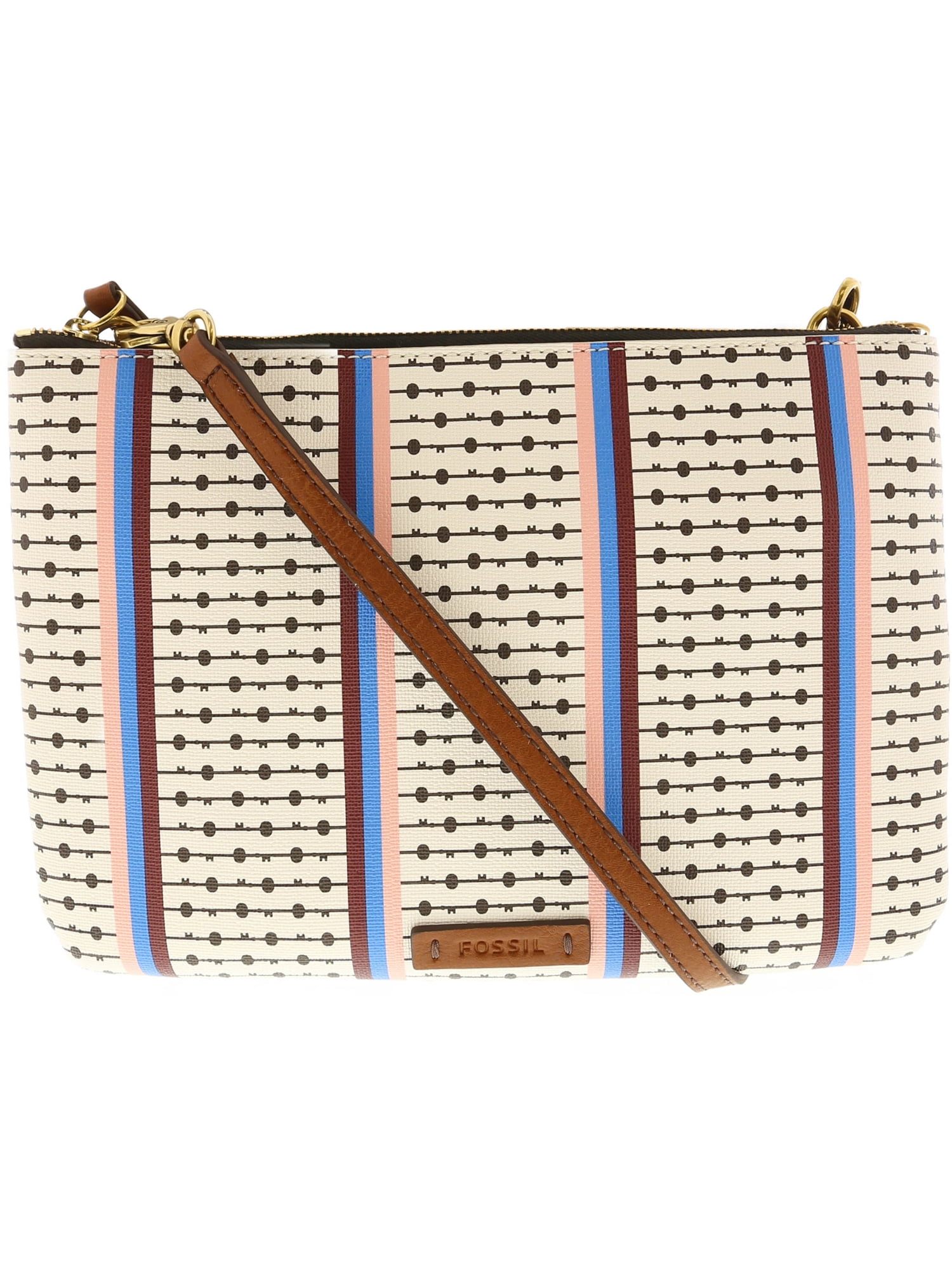 fossil devon crossbody tan