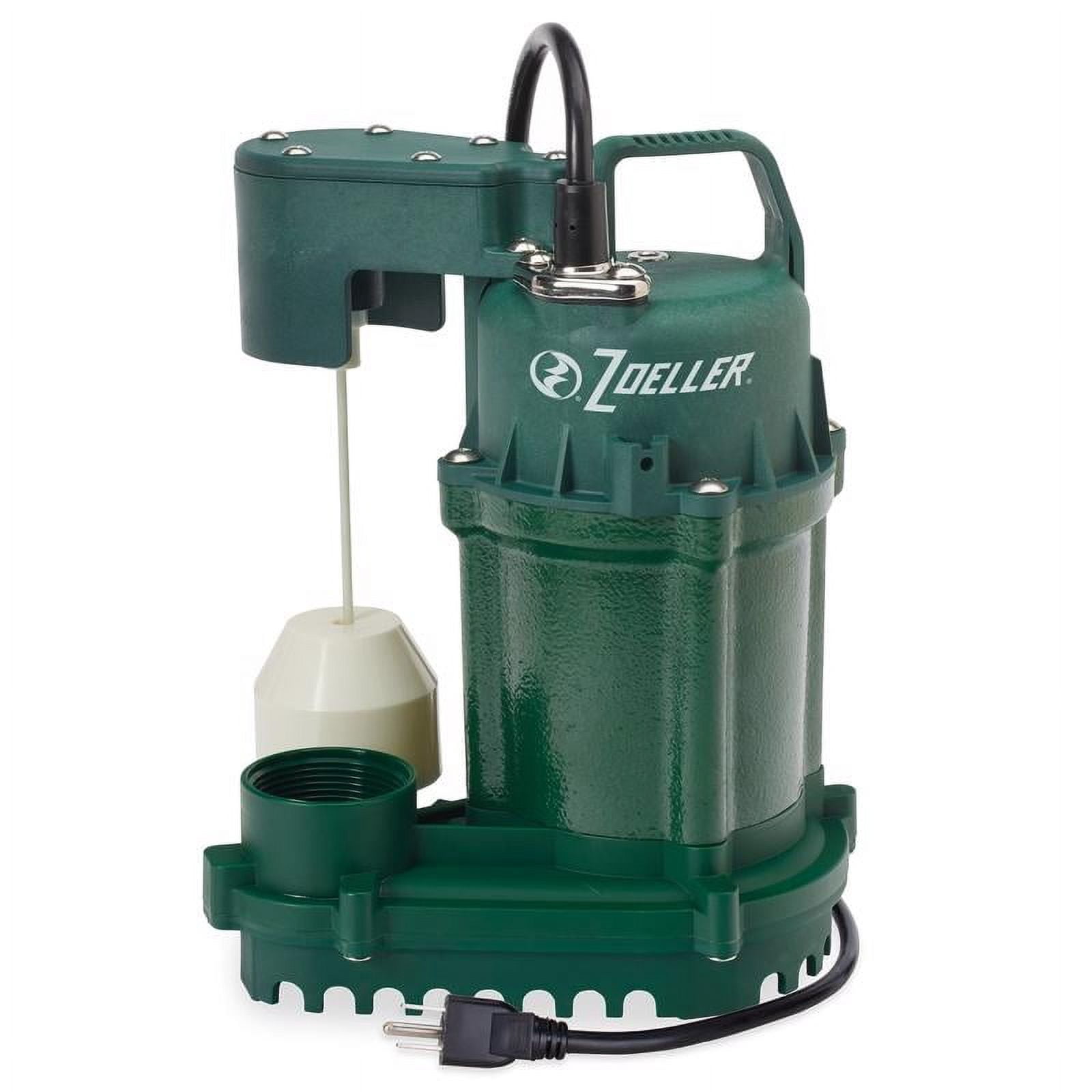 Zoeller 1/3 HP 115V Cast Iron Submersible Sump Pump 1073-0001