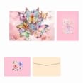 thumbnail image 2 of Mothers Day Card, Butterfly Wisteria Pop Up Mothers Day Card For Mom, Wife, Daughter, Sister, Grandma, Pop Up Birthday Cards for Women,3D Mother's Gifts With Envelope And Message Note, 2 of 7