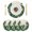 Beige, variant on Monstera Leaves Round 15 Inch Placemats Set of 4, Summer Green Tropical Plants Leaf Beige HeatResistant Non Slip Place Mats for Dining Table, Wipeable Braided Kitchen Table Mats for Housewarming