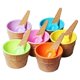 thumbnail image 2 of Juego de 36 cuencos para helado de diferentes colores, cuchara para helado, juego de vajilla, cuenco de dibujos animados para niños, 2 of 3