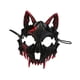 thumbnail image 2 of Máscara de Halloween Perfecl Cosplay de Animales Negro, 2 of 8