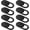 Black, variant on 8 count Webcam Cover Slide, Thin Phone Camera Cover Laptop Camera Cover Slide Blocker Slider Lens Cover Protector Protect Fits Desktop PC Tablet Pad(Eye)