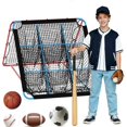 thumbnail image 1 of Ourlova Baseball Rebounder Net with 12 Adjustable Angles & 9 Pocket Nets – Multi-Sport Bounce Back Net for Soccer, Baseball & Basketball Practice, Portable Baseball Pitching Net, 1 of 7