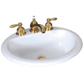 thumbnail image 1 of Mansfield 251-4 Alto II Évier de Salle de Bain Auto-Enjoliveur Ovale&44; Blanc, 1 of 1