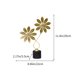 thumbnail image 3 of Xihbxyly Adorno de Hoja de Hierro, Diseño de Metal Dorado de Lujo, Elegante Detalle Decorativo para El Hogar, Elegante Decoración para La Entrada de La Sala de Estar, Perfecto para Invierno y Navidad, 3 of 6