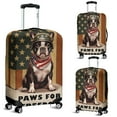 thumbnail image 2 of Freedom Paws Patriotic Boston Terrier Vintage Memorial Day Travel Luggage Cover Gentleman Dog Lover Gifts Suitcase Dust Protective Decor - 12006, 2 of 5