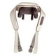 thumbnail image 3 of Masajeador de cuello con calor para el hogar, alimentado por USB, 6 cabezales de masaje, recargable para oficina Beige Marrón, 3 of 8