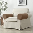 thumbnail image 2 of 2 Pack Jacquard Stretch Sofa Armrest Covers Non-Slip Recliner Sofa Armrest Covers, 2 of 6