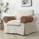 thumbnail image 2 of Juego de 2 fundas para reposabrazos de sofá elástico Jacquard, fundas protectoras antideslizantes para muebles, fundas para reposabrazos para sofá reclinable Adepaton LRWJ065-3, 2 of 6